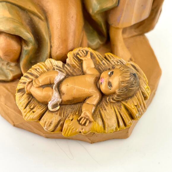 Fontanini Jesus, Mary and Joseph Figurine by Roman Fontanini Heirloom Nativity - Picture 4 of 11